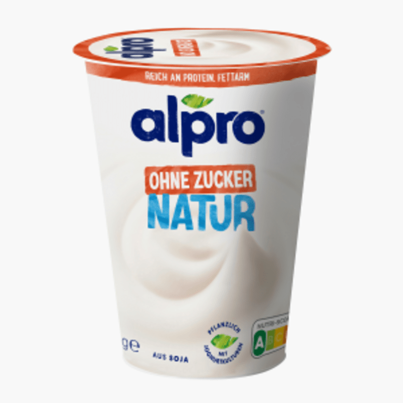 Alpro Soja Joghurtalternative Natur Ungesüßt 400g