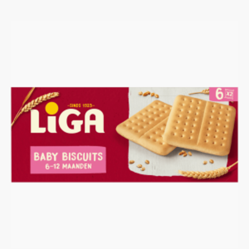 LiGA Baby Biscuits Vanaf 6-12 Maanden 6 x 29,2g