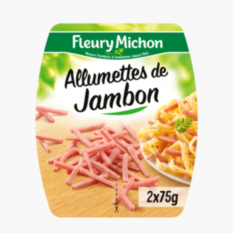 Allumettes de jambon cuit - Fleury Michon (2x75g)