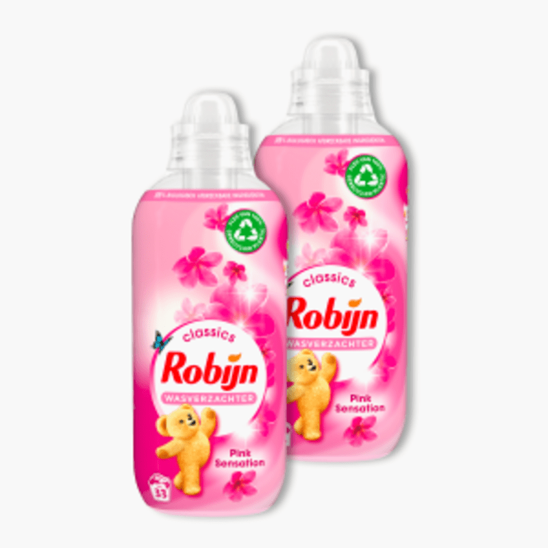 Robijn Wasverzachter Pink Sensation 825ml 2x