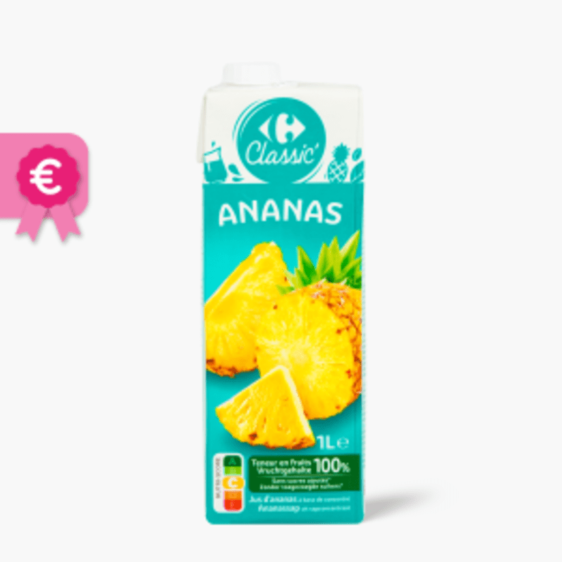 Carrefour - Jus ananas (1l)