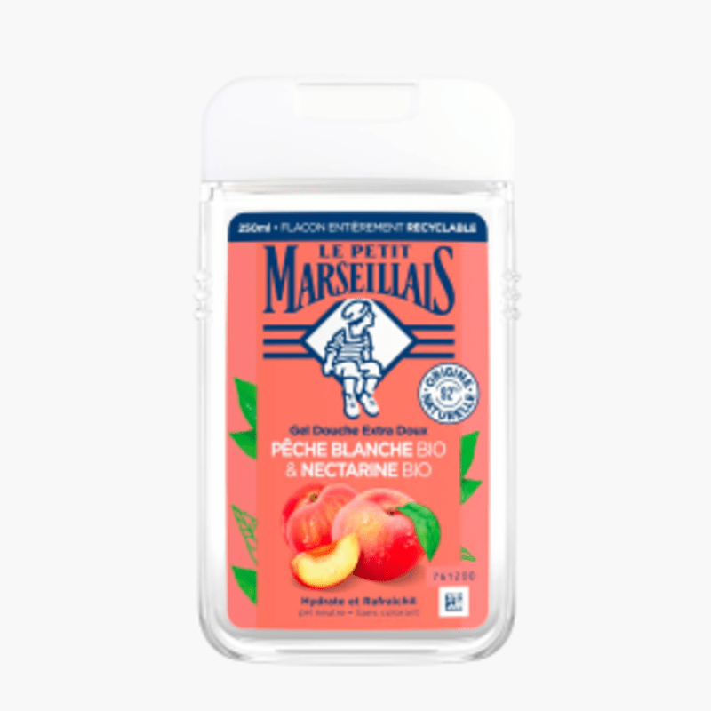 Le Petit Marseillais - Gel douche pêche nectarine bio (250ml)