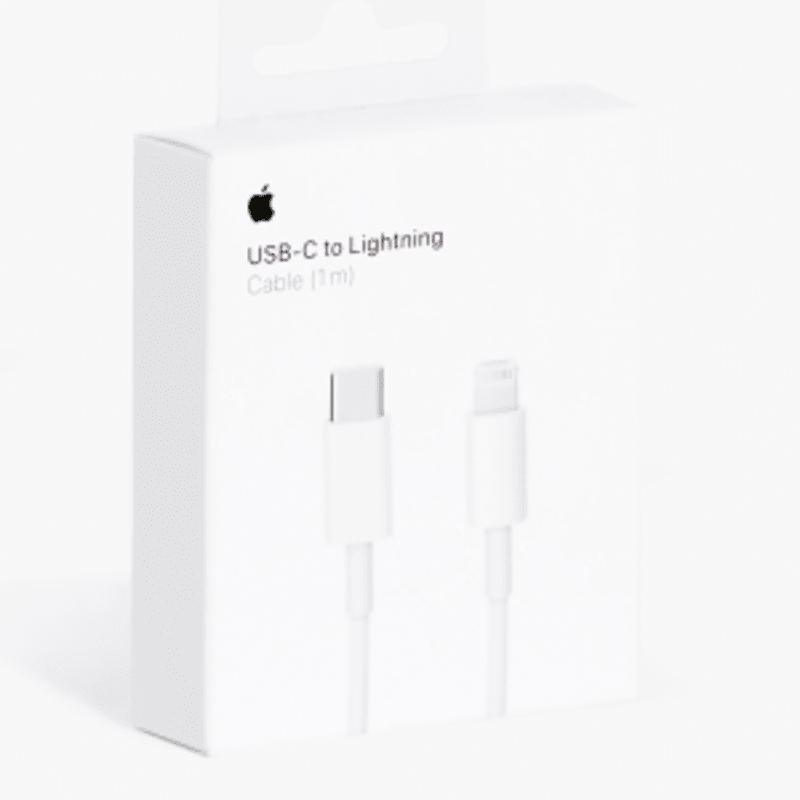 Apple Ladekabel Lightning auf USB-C, Länge 1m, weiß