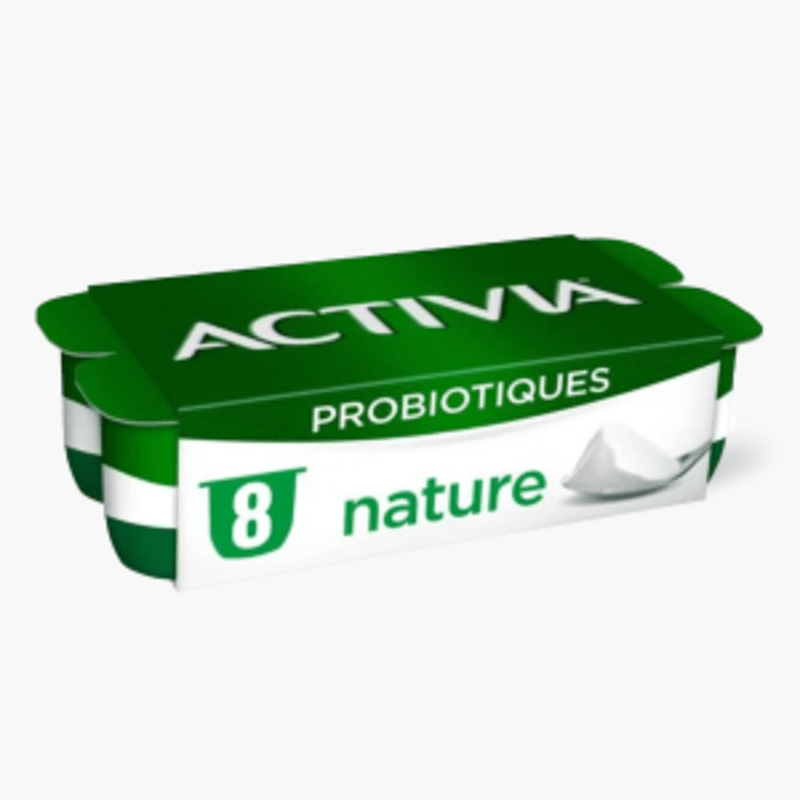 Activia - Yaourt nature au bifidus (8x125g)