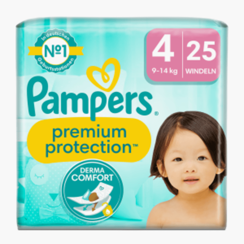 Pampers Premium Protect Gr.4 9-14kg 25 Stück