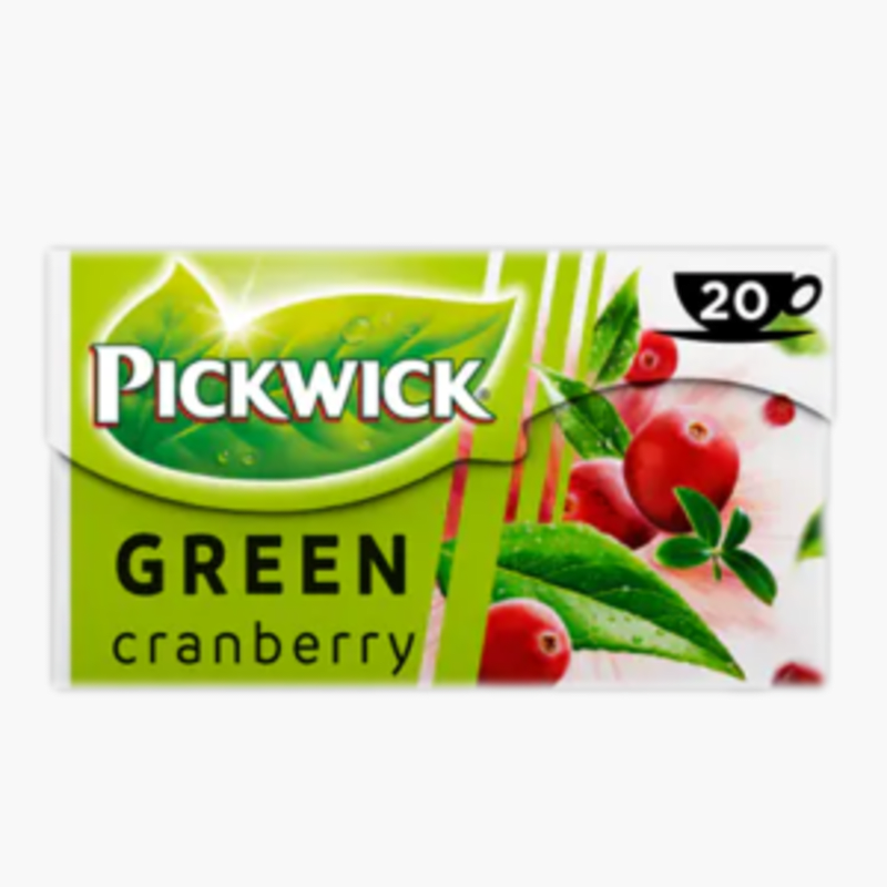 Pickwick Green Tea Cranberry 20 St. 30g