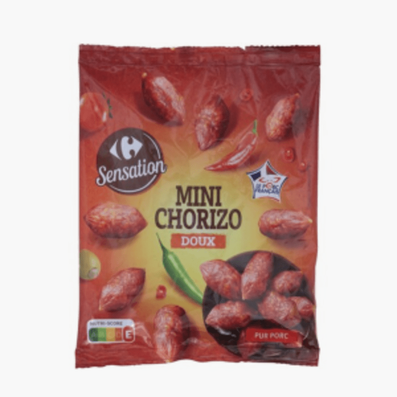 Mini chorizo pur porc - Carrefour (75g)