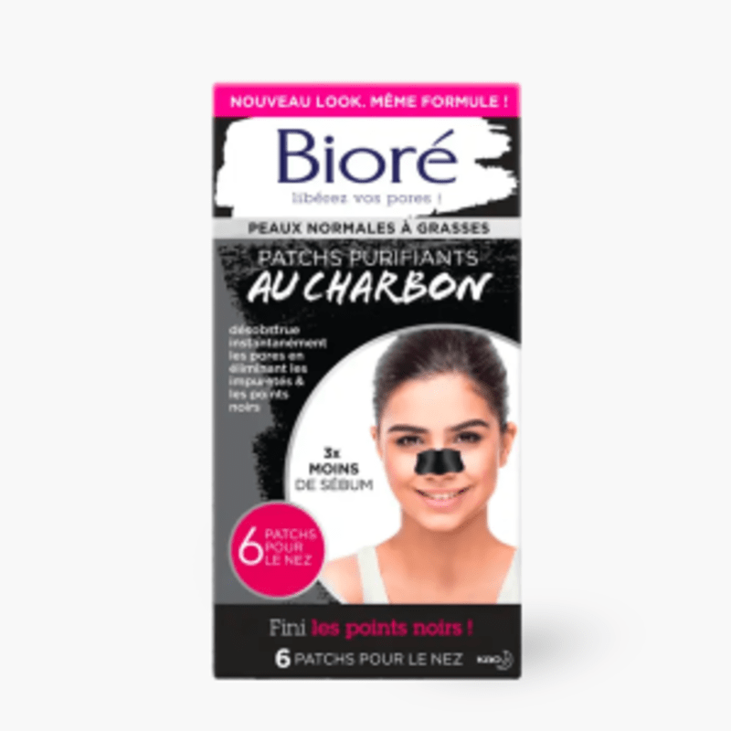 Bioré - Patchs purifiants au charbon (x6)