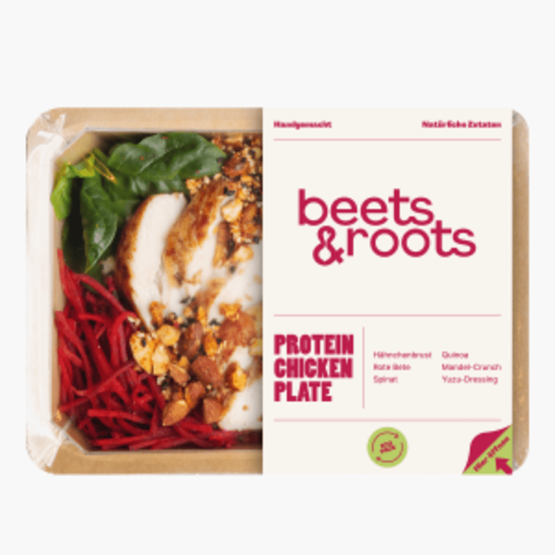 Beets & Roots Plate Protein Chicken 400g