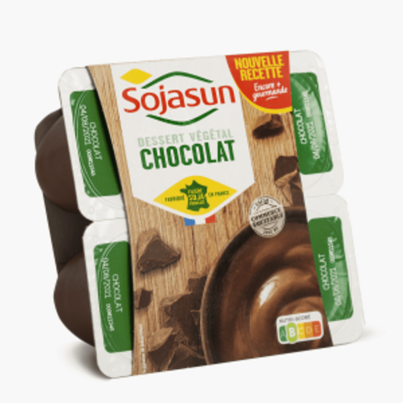 Sojasun - Yaourt végétal au soja au chocolat (4x100g)