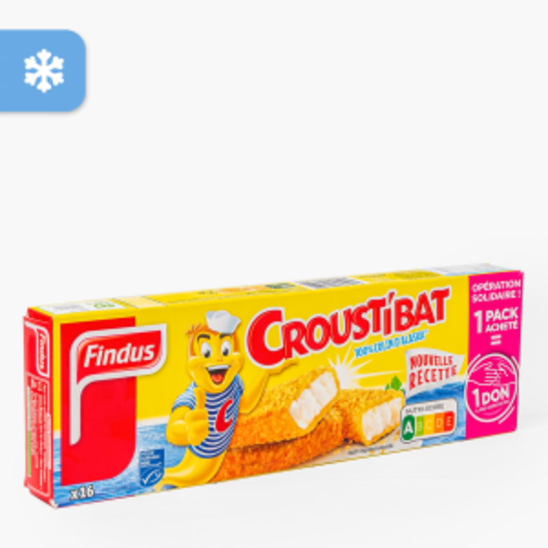 Findus - 16 Croustibat MSC (480g)