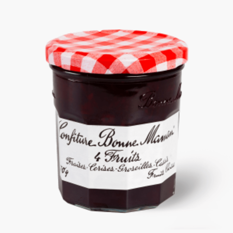 Bonne Maman - Fruits rouges : fraises, cerises, groseilles, cassis (370g)