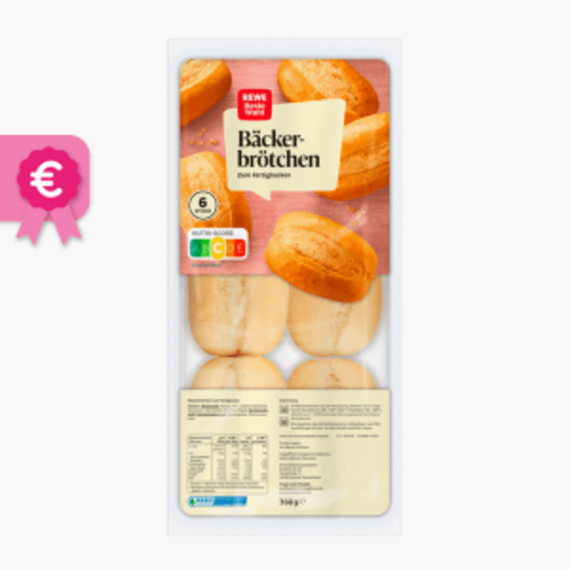 Rewe Beste Wahl Bäcker-Brötchen 360g