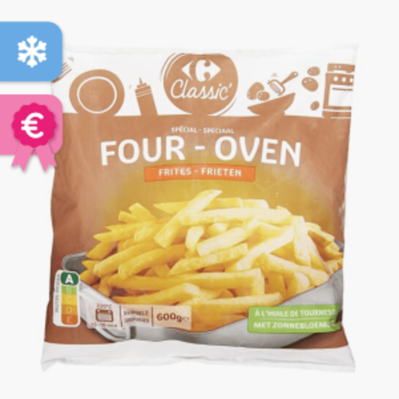 Carrefour - Frites spécial four (600g)