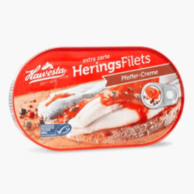 Hawesta Heringsfilet Pfeffercreme 200g