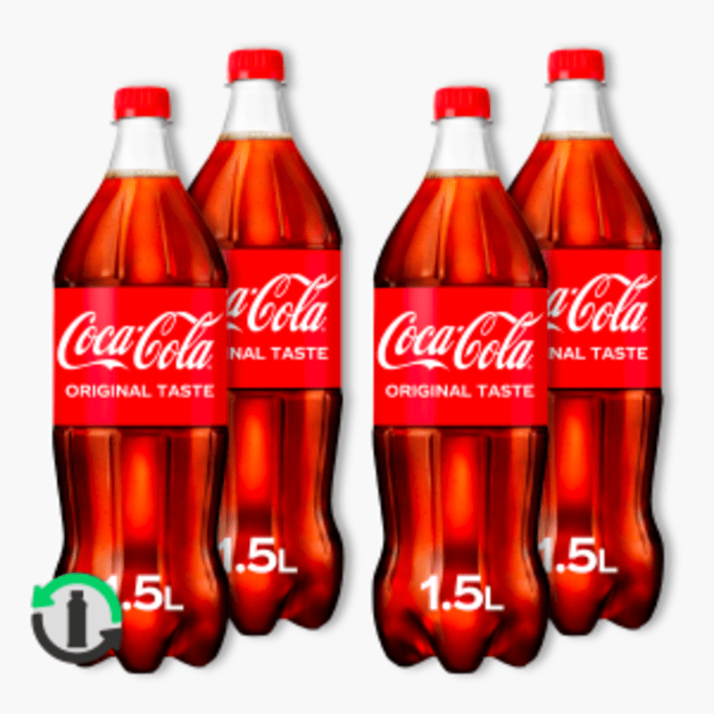 Coca-Cola 1,5L Pet 4x