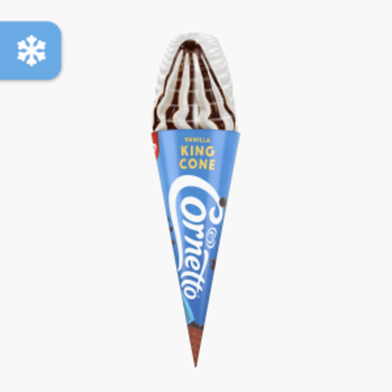 Langnese Cornetto King Cone Vanilla 260ml