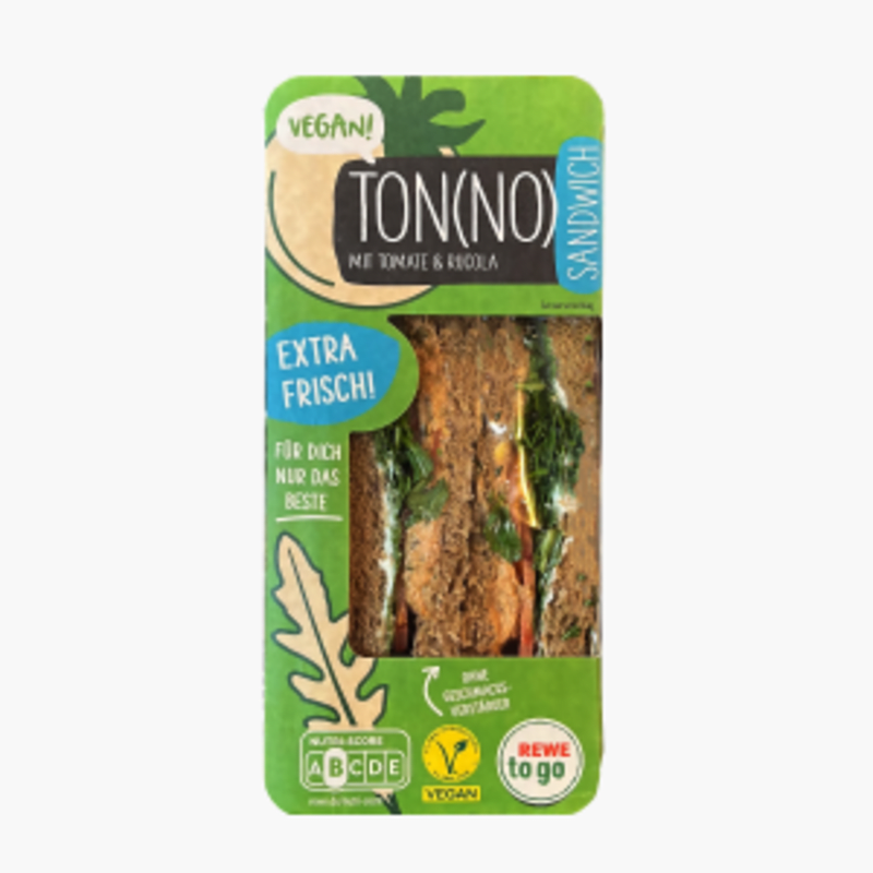 Rewe To Go Sandwich Ton(no) Vegan 175g