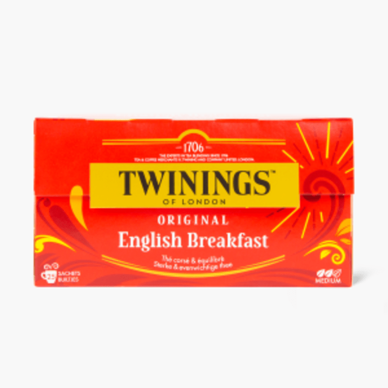 Twinings - Thé noir English Breakfast x25 (40g)