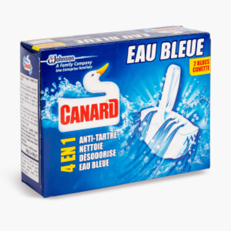Canard - Bloc cuvette WC Eau bleue (x2)