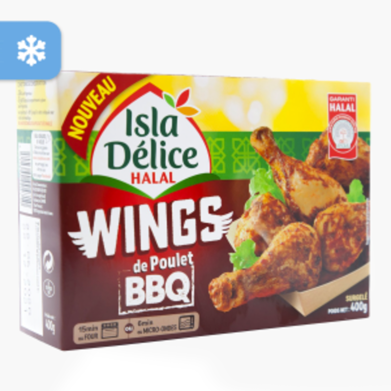 Isla Délice - Wings barbecue Halal (400g)