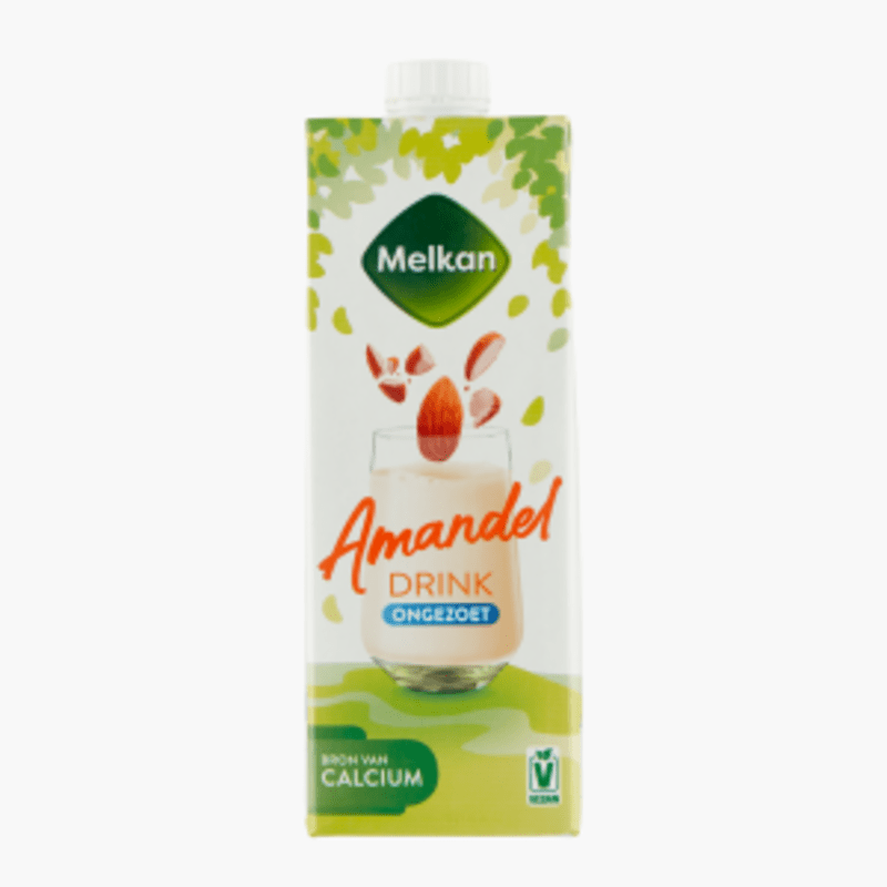 Melkan Amandeldrink ongezoet 100cl