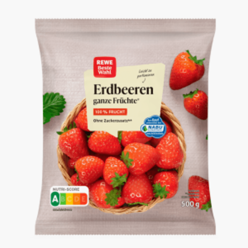 Rewe Beste Wahl Erdbeeren 500g