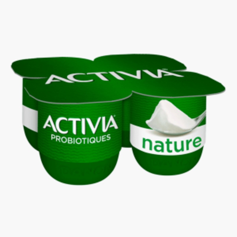 Activia - Yaourt nature au bifidus (4x125g)