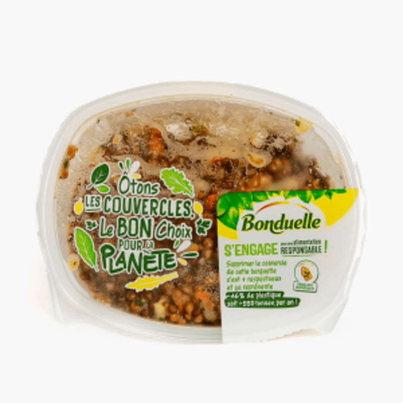 Bonduelle - Salade de lentilles aux carottes et oignons (300g)