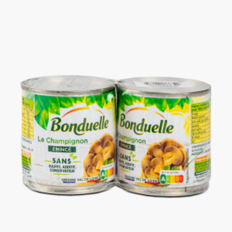 Bonduelle - Champignons de Paris émincés (2x195g)