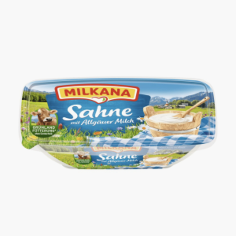 Milkana Schmelzkäse Sahne 50% 190g