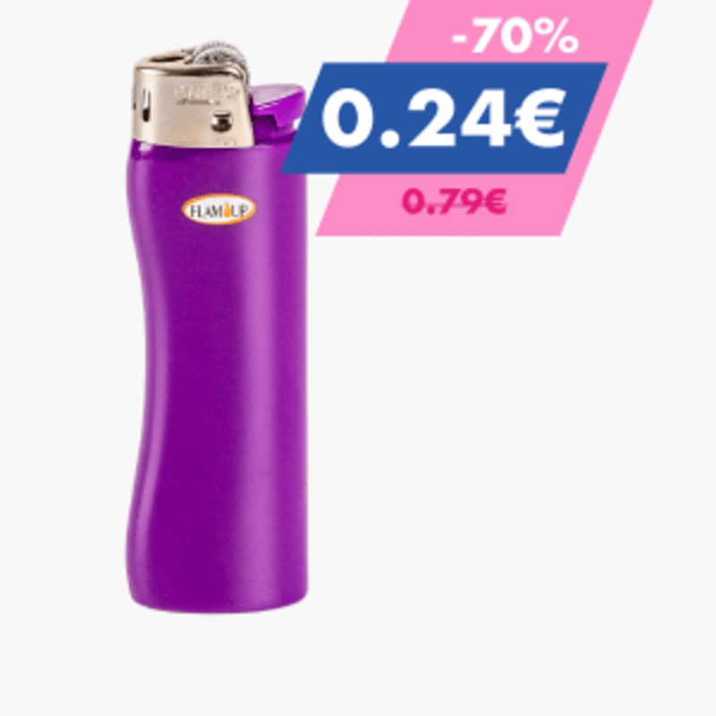 Flam'Up - Briquet à pierre curve maxi color