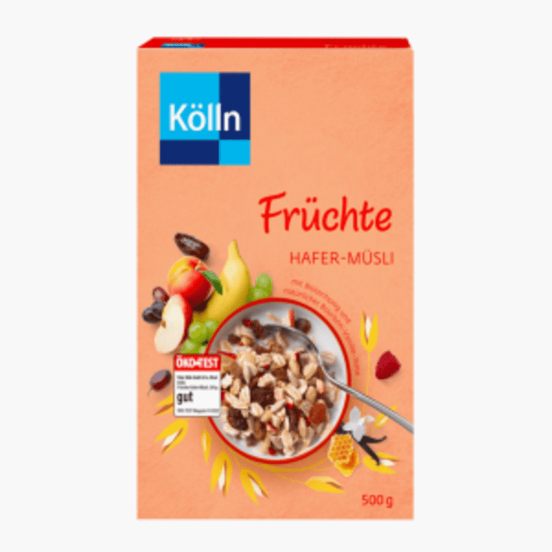 Kölln Vollkorn Müsli Früchte 500g