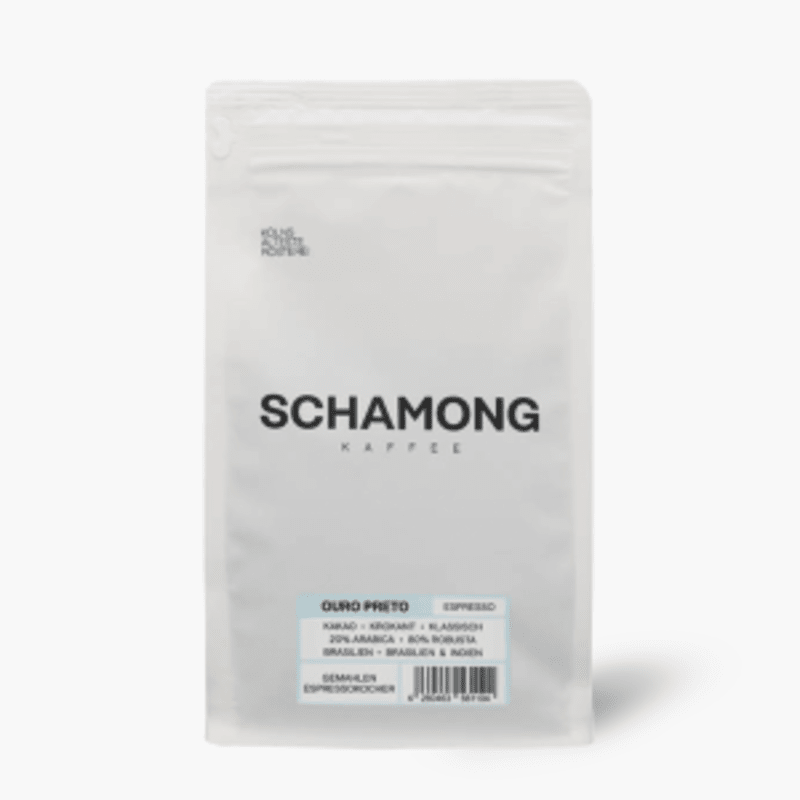 Schamong Espresso Ouro Preto Gemahlen 250g