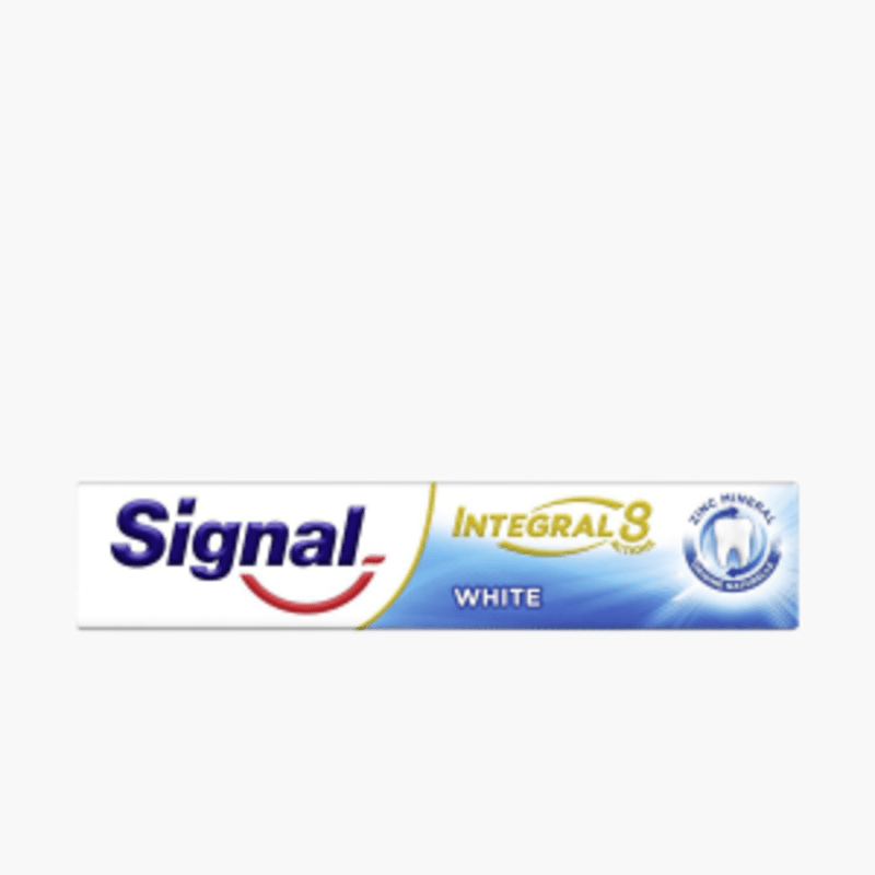 Signal - Dentifrice antibactérien integral 8 white (75ml)