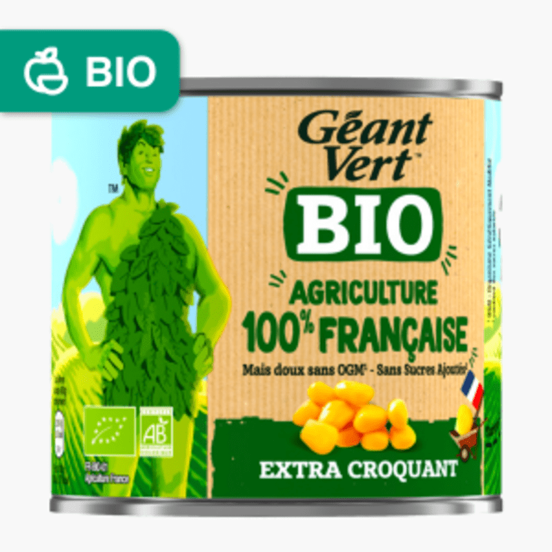 Géant Vert - Maïs Bio extra croquant (285g)