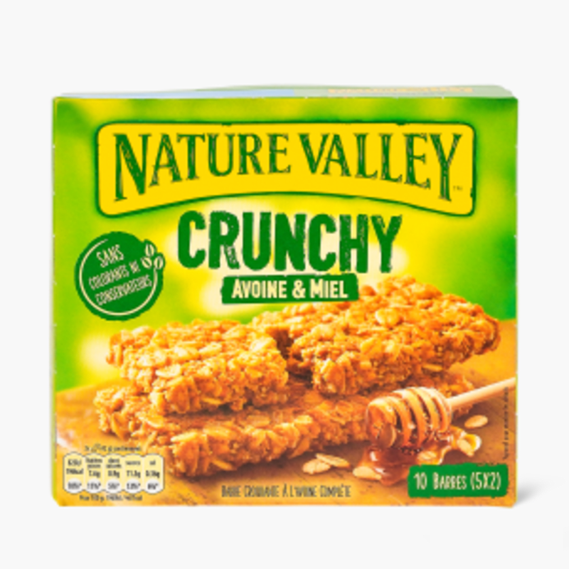 Nature Valley - Barres avoine & miel x5 (210g)