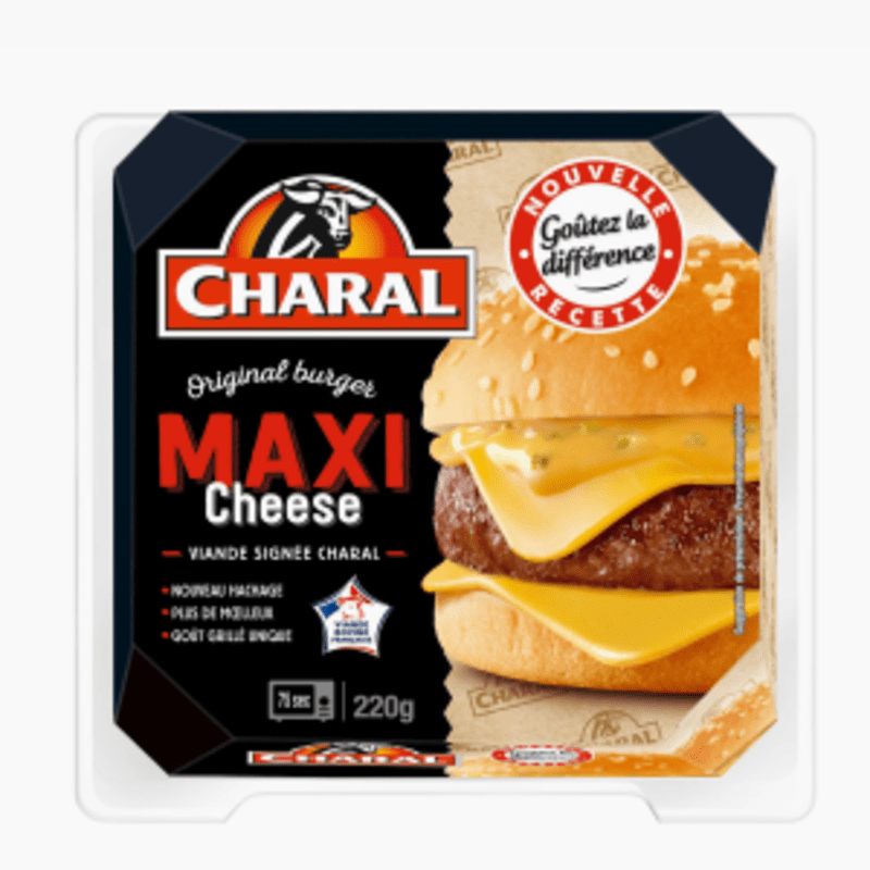 Charal - Burger Maxi Cheese (220g)