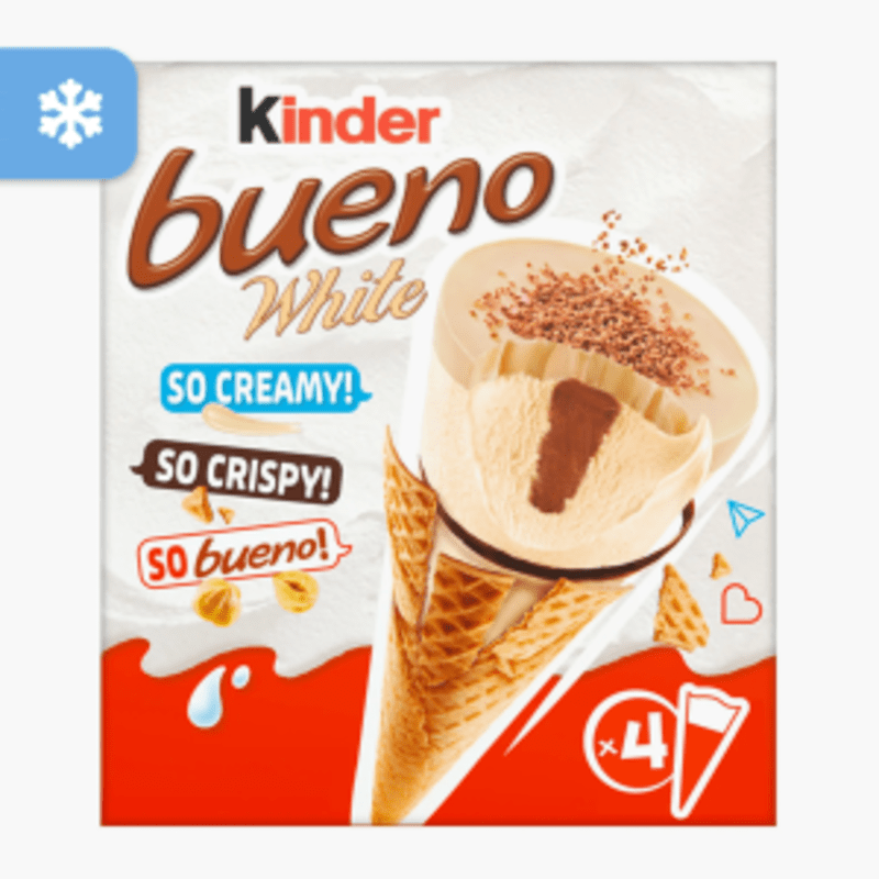 Kinder Bueno Eis White 360ml (4x90ml)