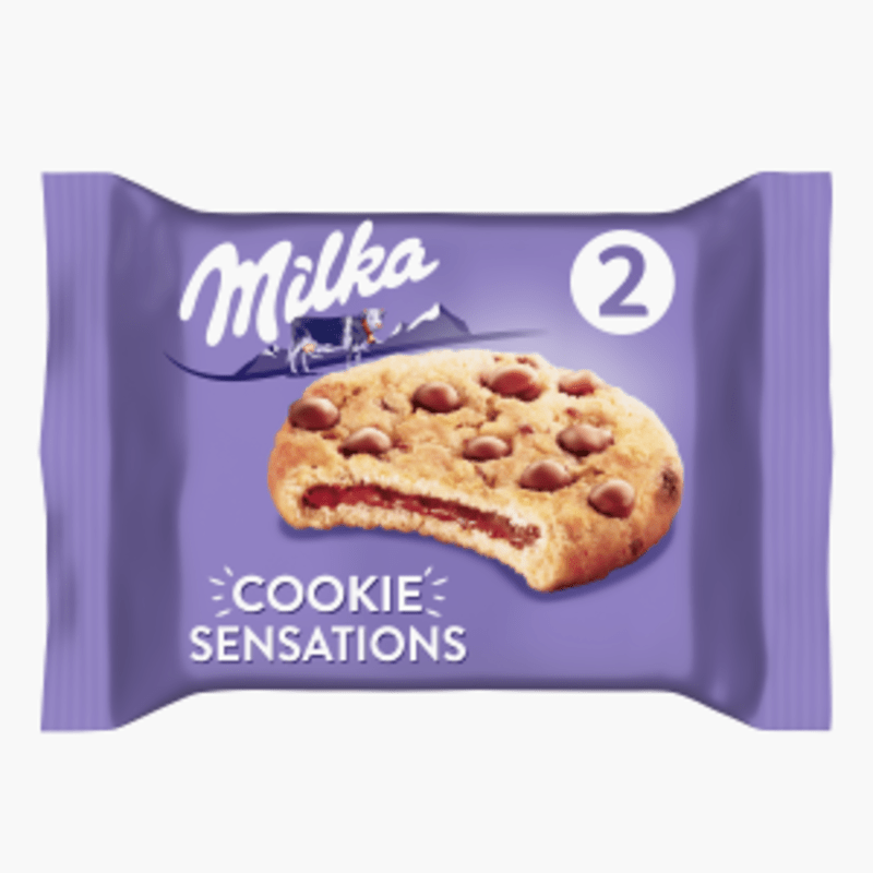 Milka - Cookies cœur chocolat x2 (52g)