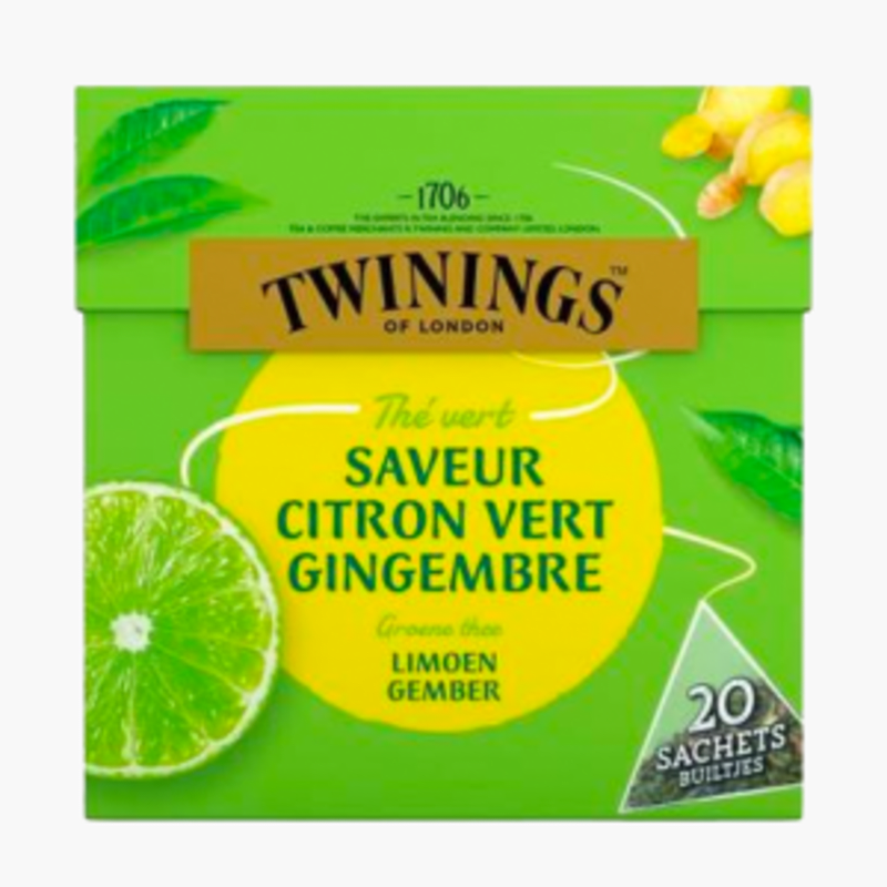 Twinings - Thé vert citron gingembre (x20)