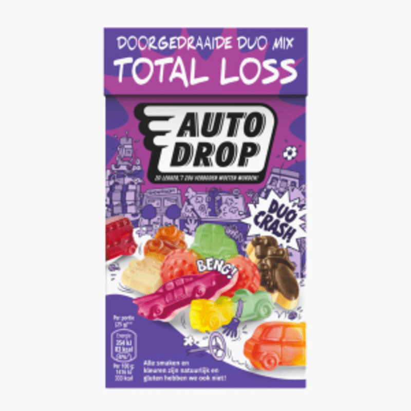 Autodrop Doorgedraaide duo mix total loss 280g