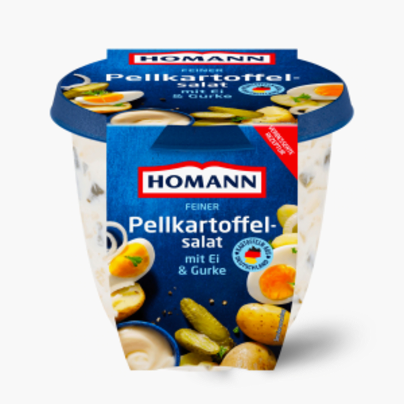 Homann Pellkartoffelsalat mit Ei & Gurke 400gr