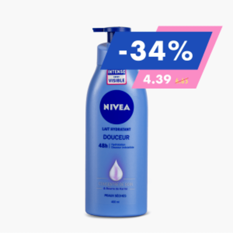 Nivea - Lait corps hydratant douceur (400ml)