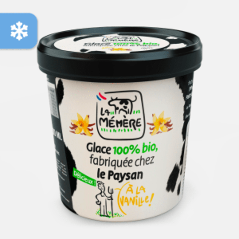 La Mémère - Glace à la vanille Bio (500ml)