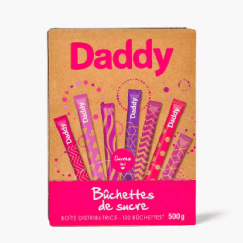 Daddy - Sucre en dosettes x100 (500g)