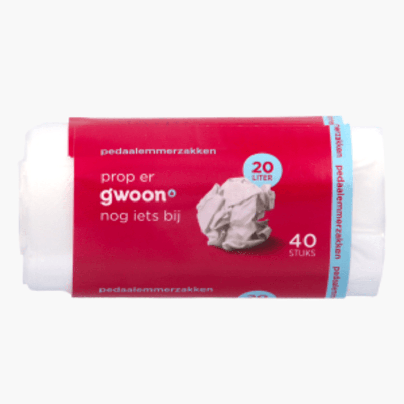 gwoon - Pedaalemmerzakken 25L 50 ST