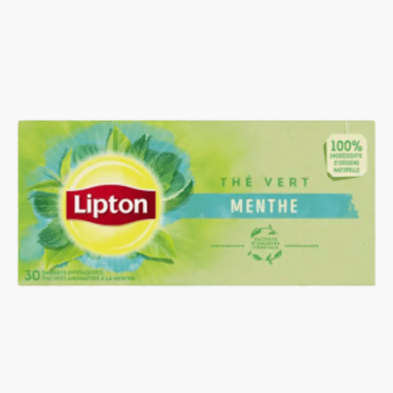 Lipton - Thé vert menthe x30 (48g)