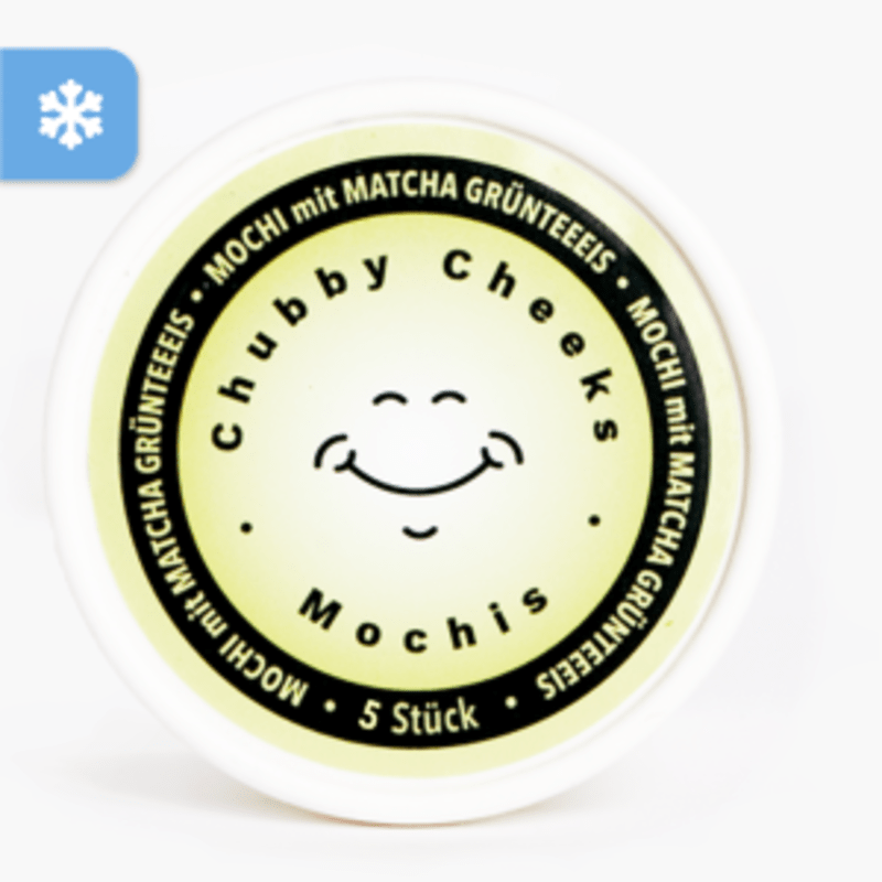 Chubby Cheeks Mochis mit Matcha Grünteeeis 160g (5 Stück)