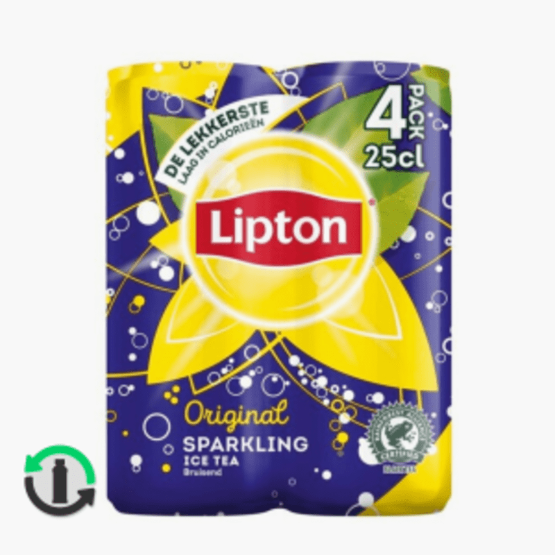 Lipton Ice Tea Sparkling 4-pack 25cl